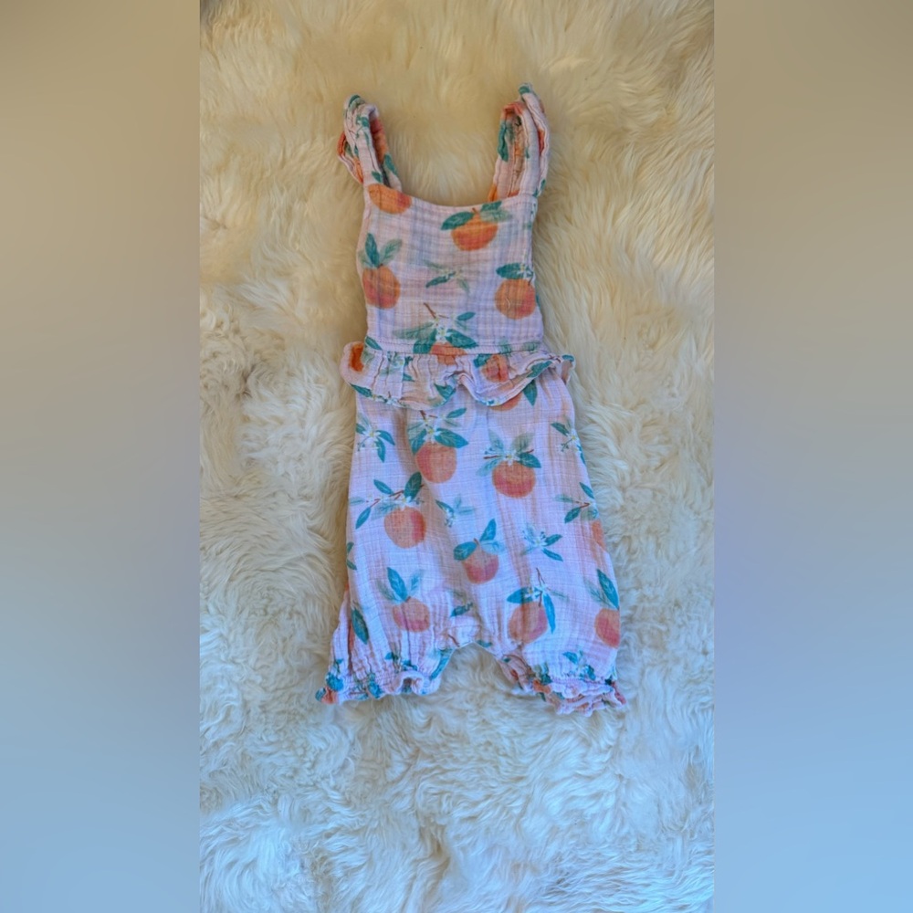 ANGEL DEAR PINK PEACH ROMPER